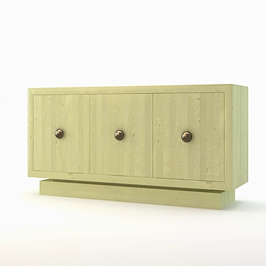 Arteriors Gaston Console: Modern Elegance for Any Space 3D model image 1 