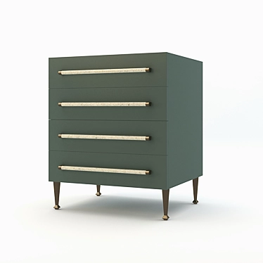 Arteriors Hazel Chest: Elegant Storage Solution 3D model image 1 