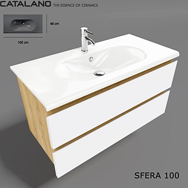 Sleek Catalano Sfera 100 3D model image 1 