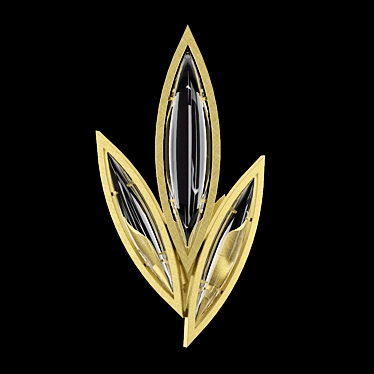 Marquise Crystal Wall Sconce, Fine Art Lamps 3D model image 1 