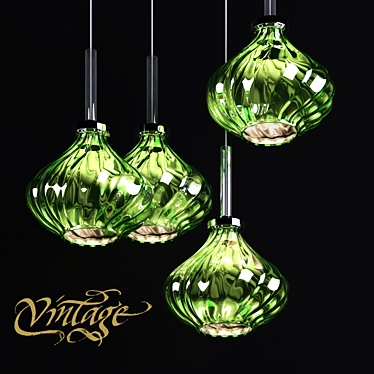 Elegant Vintage Ceiling Lamp 3D model image 1 