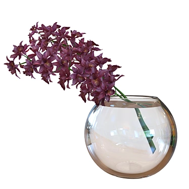 Exquisite Orchidaceae Home Décor 3D model image 1 