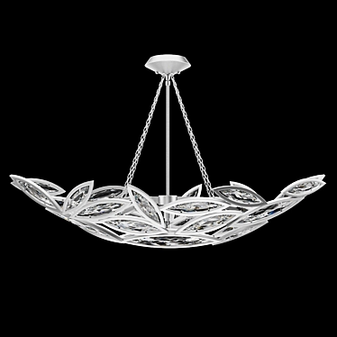Sophisticated Elegance: Marquise Collection Pendant 3D model image 1 