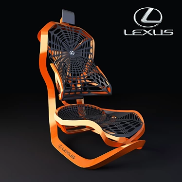 Luxury Kinetic Chair: Inspired by Lexus 3D model image 1 