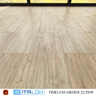 Timeless Greige Ceramic Tile 3D model image 1 