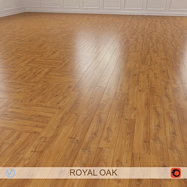 Royal Oak Parquet: High-Quality 3D Models 3D model image 1 