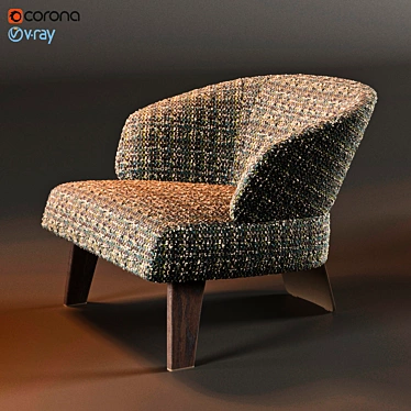 Minotti Creed Large | 3D Model for 3ds Max 3D model image 1 