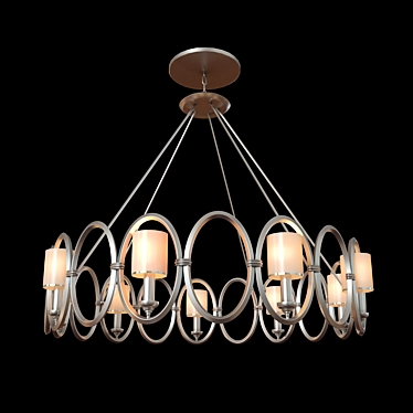 Embrace 10-Light Pendant: Captivating Illumination & Elegant Design 3D model image 1 