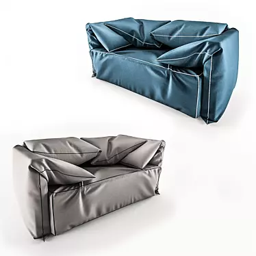 Modern Freeform Sofa for Cafes or Kids Room 3D model image 1 