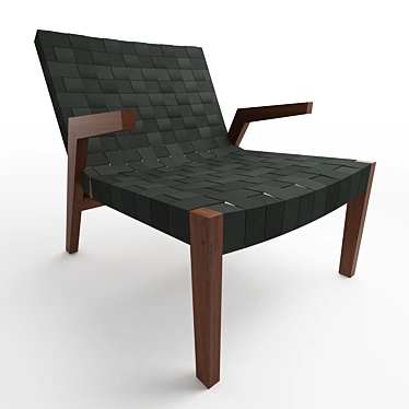 Cincinnati Lounge Chair: Stylish Comfort for Any Space 3D model image 1 