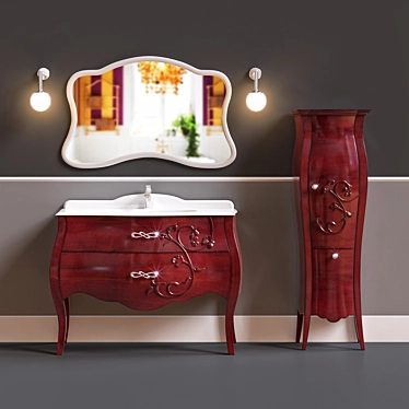 Italian bathroom furniture Tulip room, factory Proteo Arredo