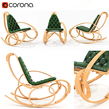 ComfortMax Rocking Chair 3D model image 1 