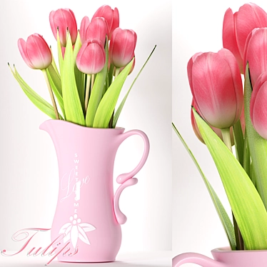 Delightful Tulip 8: Max 2012, 2015 & Obj 3D model image 1 