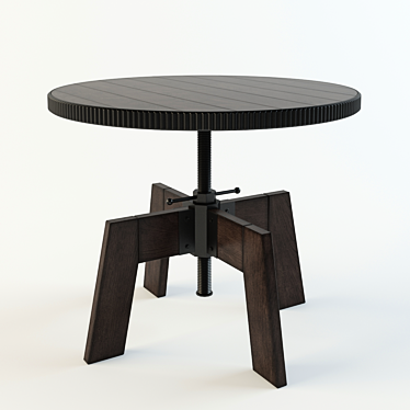 Modern High-low Side Table by Hammary 3D model image 1 