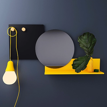 Piers Bonaldo Mirror: Elegant and Versatile 3D model image 1 