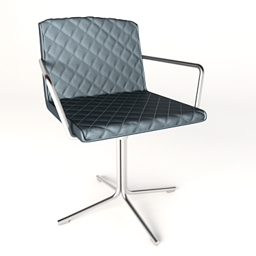 Sleek Rotating Chair Aline 3D model image 1 