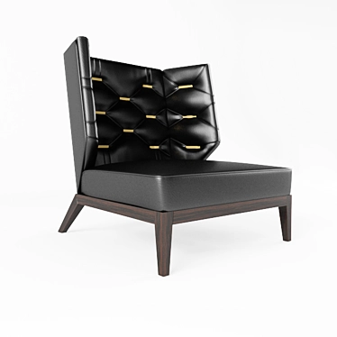 Luxury Berchet Armchair 3D model image 1 