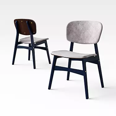 Modern Upholstered Chair SID 3D model image 1 