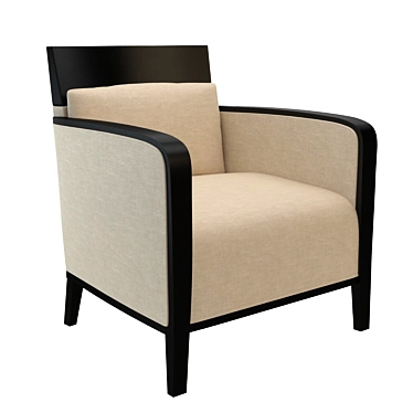 Modern Montbel Armchair 3D model image 1 