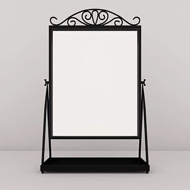 IKEA KARMSUND Mirror: Stylish Storage Solution 3D model image 1 