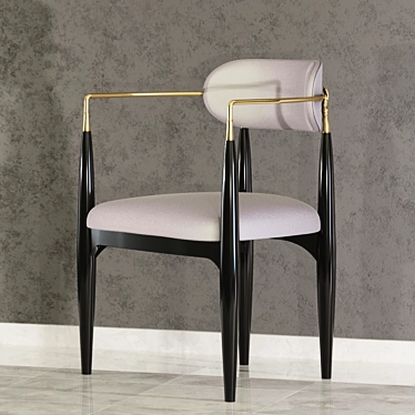 Nahema Chair: Timeless Elegance 3D model image 1 