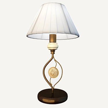 Intaglio Table Lamp: Elegant Italian Design 3D model image 1 