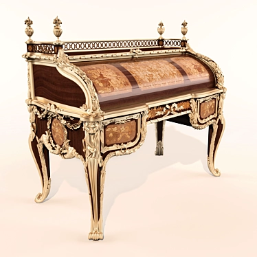 Title: Royal Louis XV Bureau 3D model image 1 