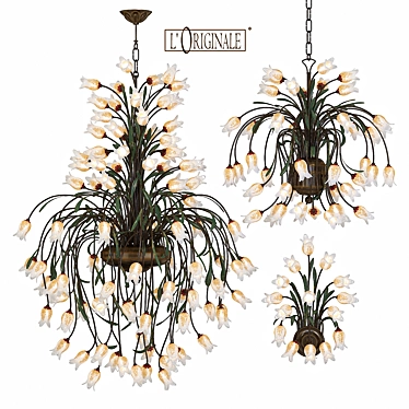 Factory: L'Originale - Exquisite Butterfly Lighting 3D model image 1 