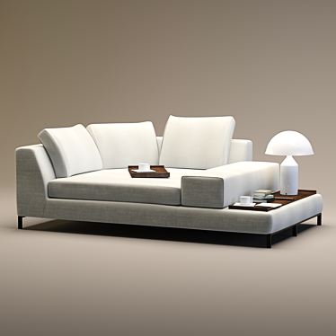 Cozy Comfy Sofa 3D model image 1 