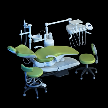 A-Dec 500: Premium Dental Chair 3D model image 1 