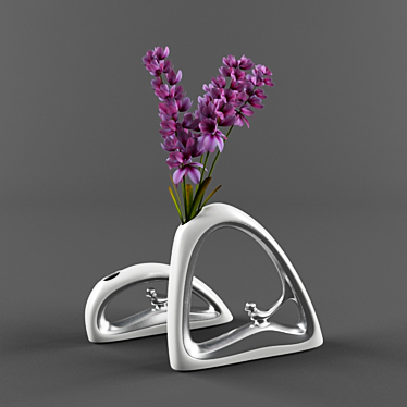 Romantic Bird-inspired Vase 3D model image 1 