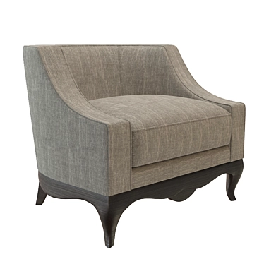 Opera Contemporary Margherita Armchair: Elegant Comfort for Any Space 3D model image 1 