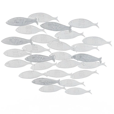 Fish Casing Decorative Panel 3D model image 1 