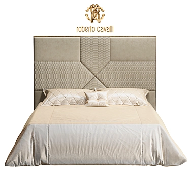 Roberto Cavalli Springs Bed Replica 3D model image 1 