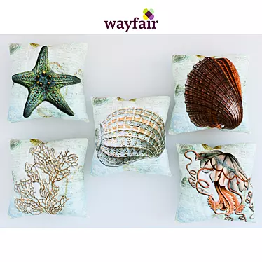 Luxury Pillow Set - Wayfair 3D model image 1 