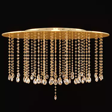 Elegant Crystal Chandelier 3D model image 1 