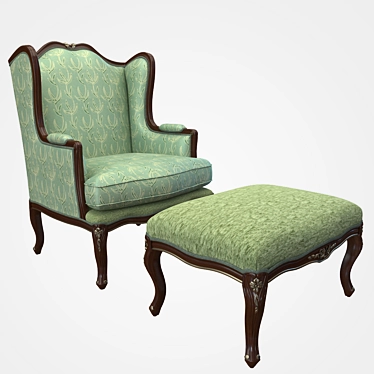 Elegant Enea Armchair by Seven Sedie 3D model image 1 