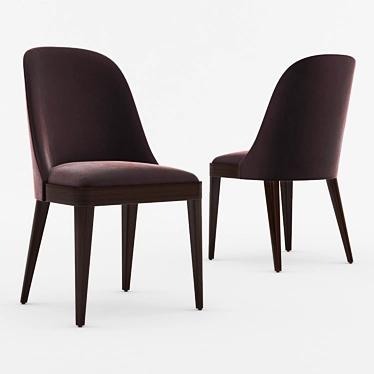 Scandinavian Elegance: Seven Sedie Svezia Chair 3D model image 1 