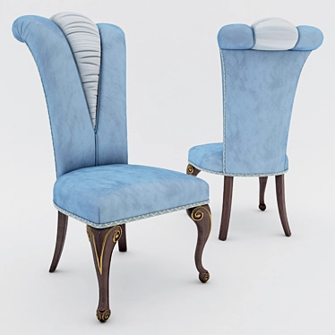 Elegant Isotta Chair: Italian Design 3D model image 1 