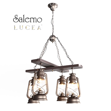 SALERNO 4X Ceiling Lamp 3D model image 1 