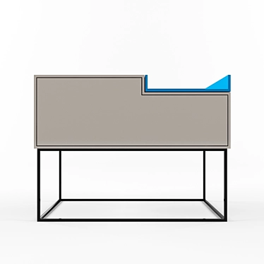 Modern Minimalist Sideboard 3D model image 1 