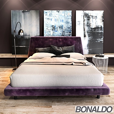 Bonaldo Joe Ego Bed: Unmatched Comfort 3D model image 1 