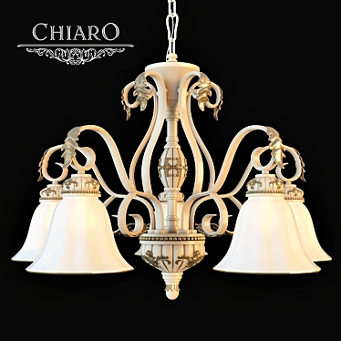 Chiaro Versache Country Style Chandelier 3D model image 1 