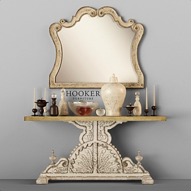 Hooker Console Table, Mirror