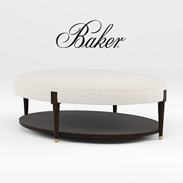 Ondine Baker Bench 3D model image 1 