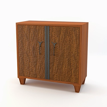 Contemporary Levi Millimeter-Scaled Cabinet 3D model image 1 