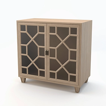 Arteriors Remington Low Cabinet: Realistic 3D Model 3D model image 1 