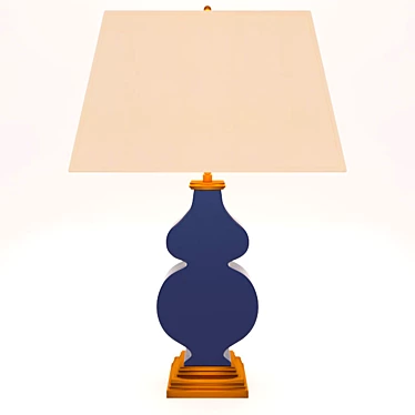 Elegant Table Lamp | Visual Comfort AH3063MB-NP 3D model image 1 