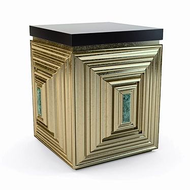 Baker Jade Accent Table: Sleek and Stylish Furnishing 3D model image 1 