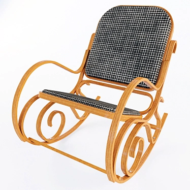 ComfortRock Rocking Chair 3D model image 1 